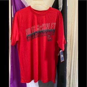 NWT Niles McKinley Red Dragons Tee M